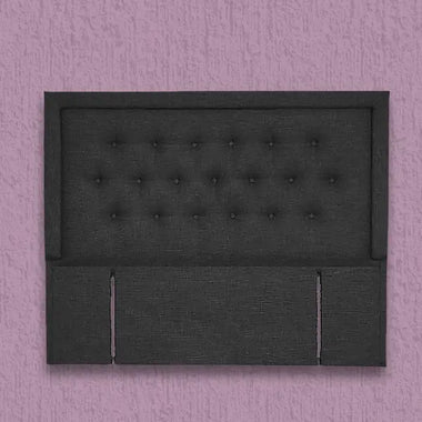 Sleepwell Fabric Lined Button Headboard