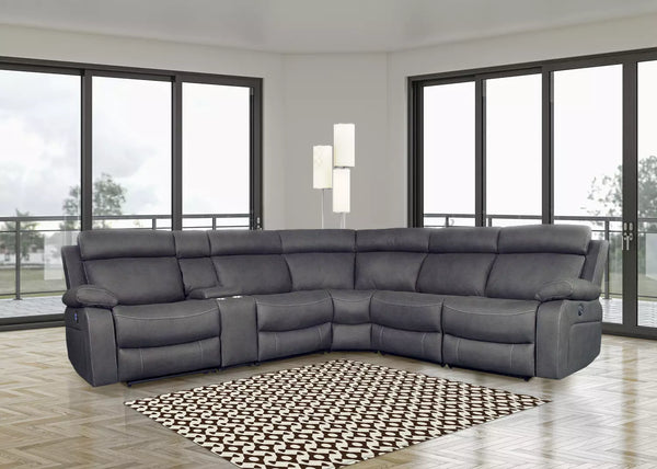 Calvin 5 seat online modular recliner lounge