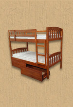 Maryl Single Bunk Bed With Drawers Wood