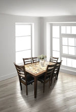 Mission Marble Top Dining Suite